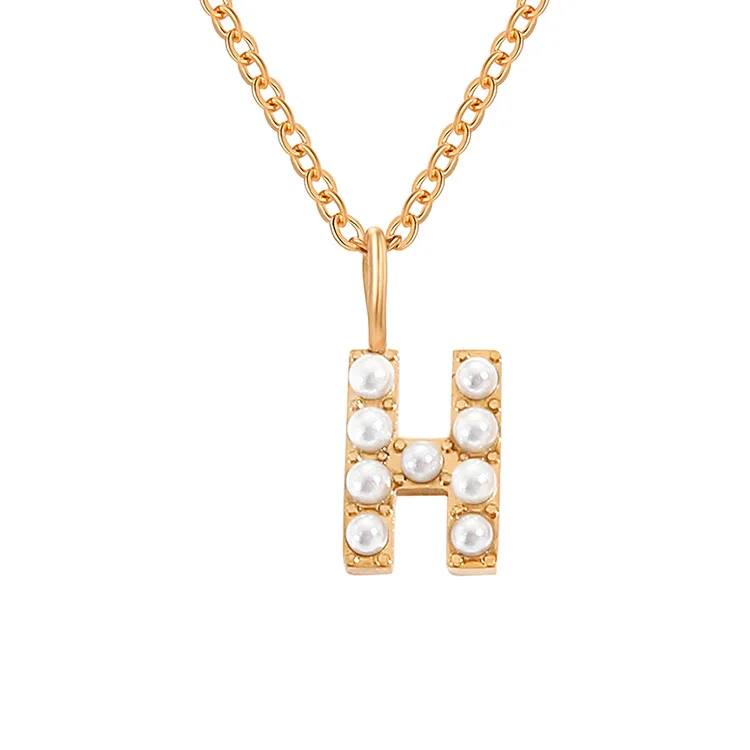Charms Dainty Initial Necklace