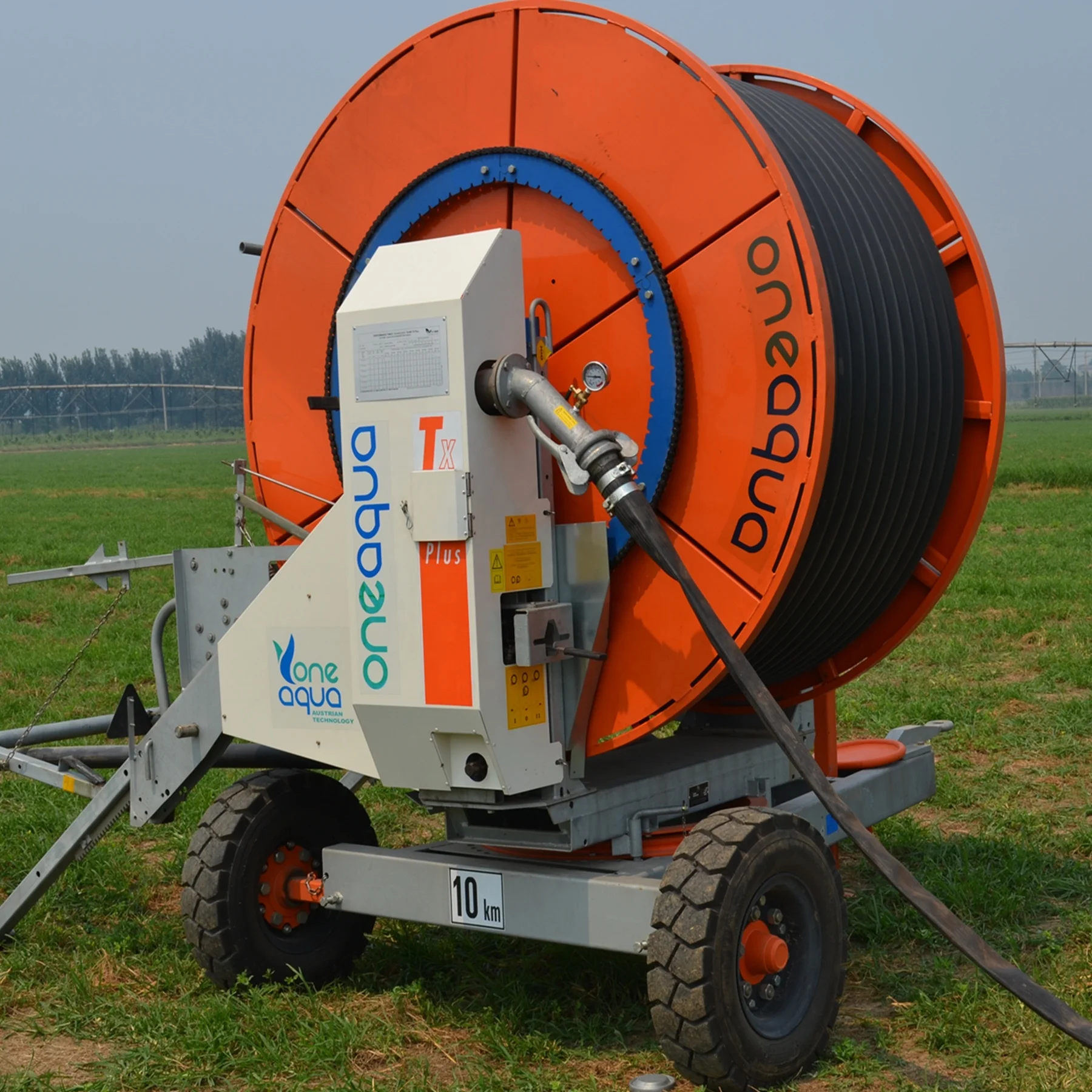 Automatic Retractable Hose Reel Irrigation System with Solar