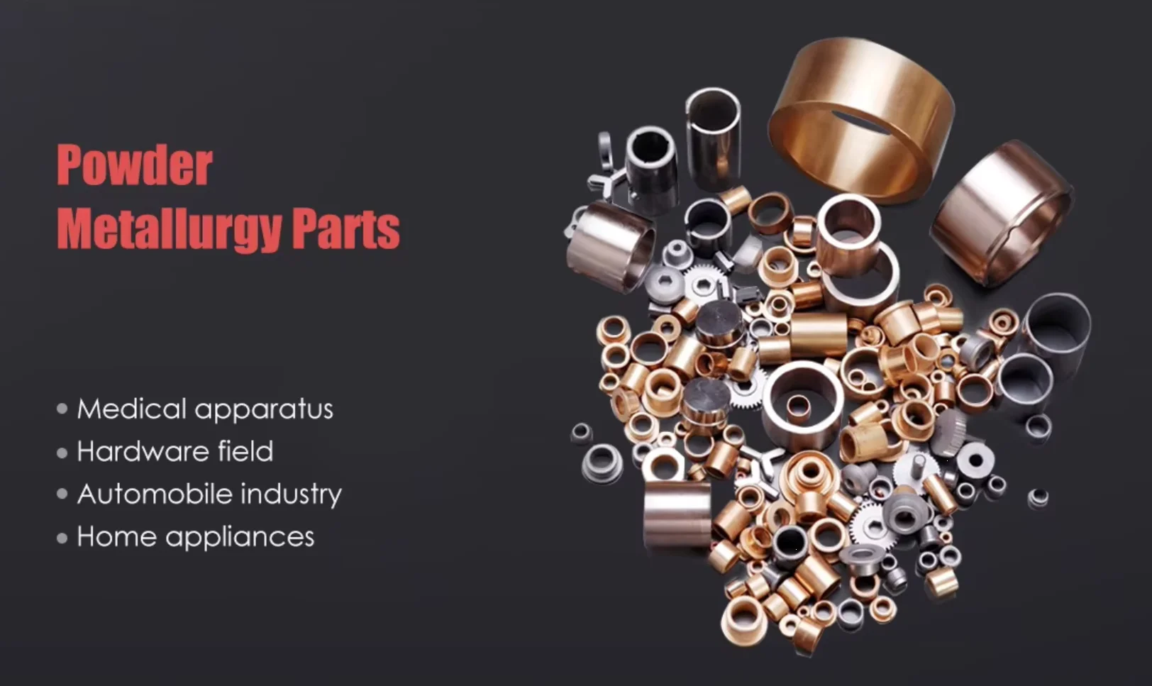 Customized Metal Powder Metallurgy Sintered Part Piston for Auto Shock Absorber