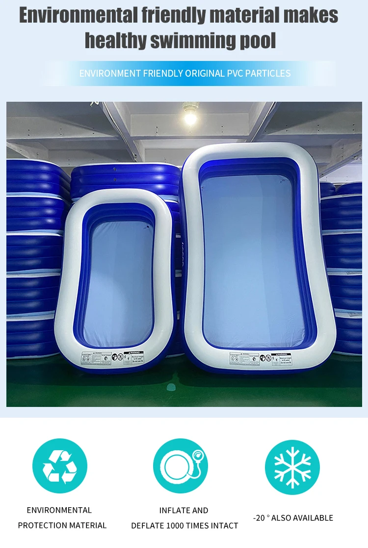 Inflatable Pool with Built - in Seats Pool Vacuum Robot for Above ...