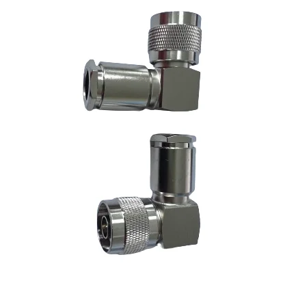 product top class n jw7 coaxial connector right angle male n connector for rg8 rg213 cables-2