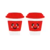 ถ้วยกาแฟโฟกัสลูกปัด SA159สีแดง