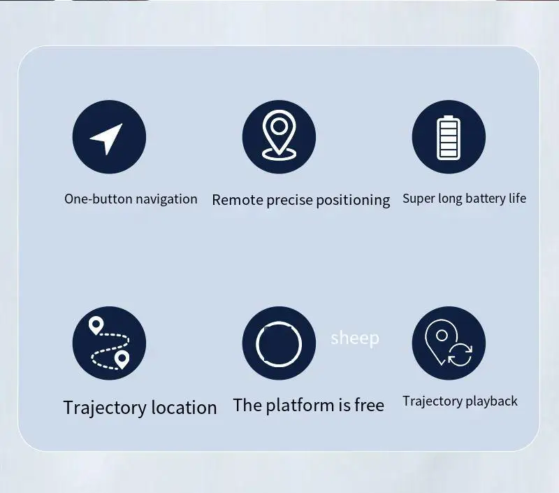 AirTag for Android & IOS GPS Mobile Phone & Pet Locator with IP67 Waterproofing