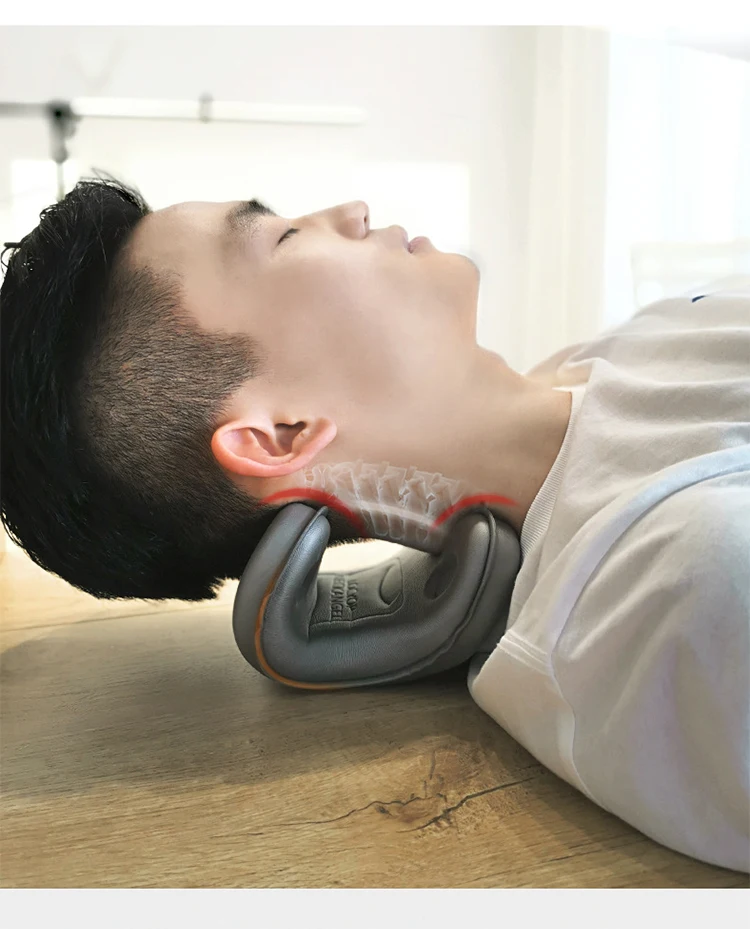 2024 Directly Popular in Foreign Trader Neck Angel Massage Pillow Shiatsu Pillow Massager Back Massager Pillow With Heat