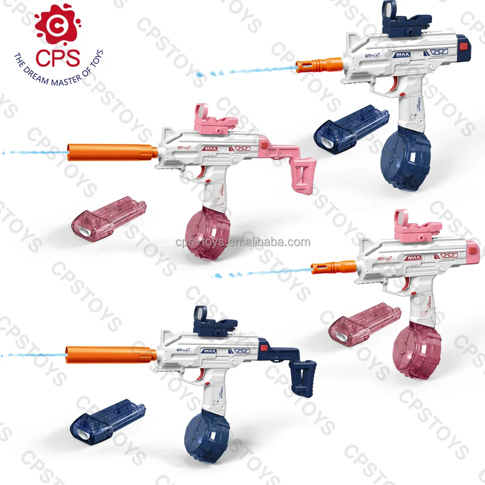 Electric Water Gun With Uzi Model Water Squirt Gun Powerful Automatic