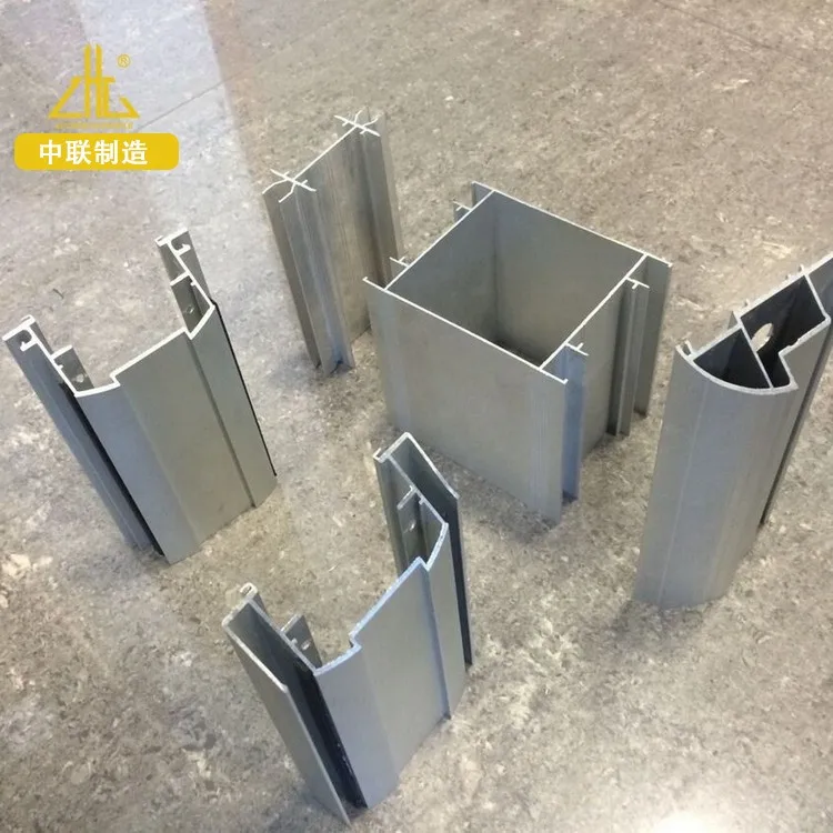 ZHONGLIAN Glass Partition Aluminium Slim  Partition Profiles for Office Cabin