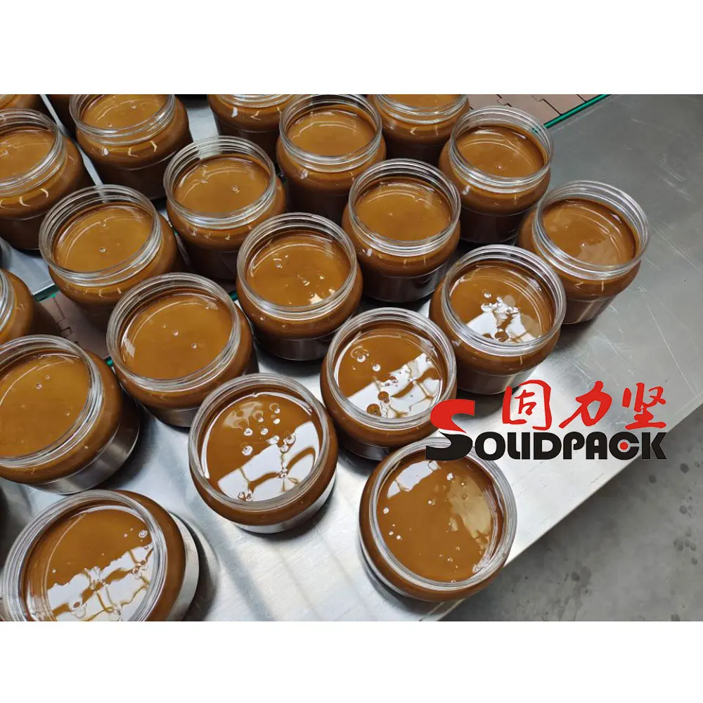 Solidpack Automatic Chili Sauce Peanut Butter Paste Filling Machine