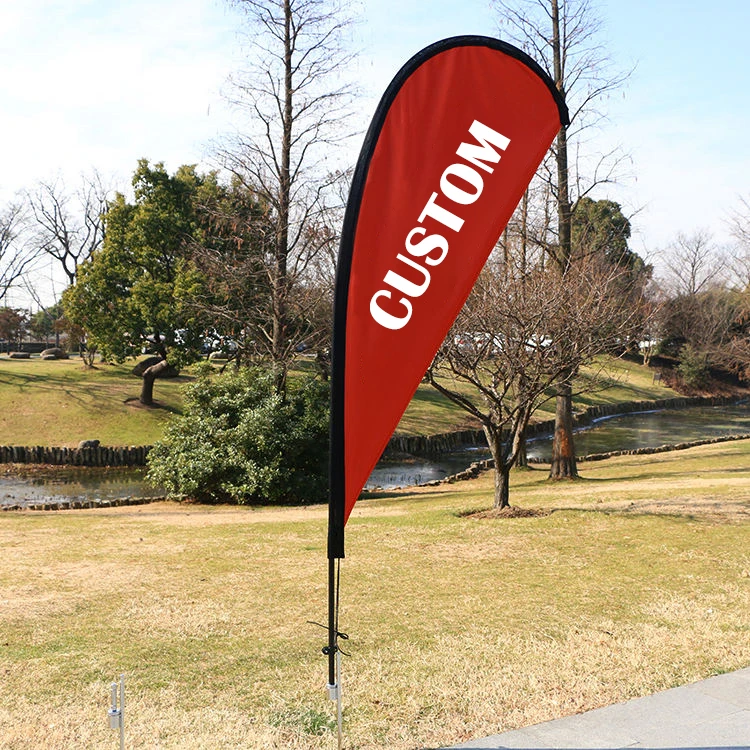 Promotional Advertising Custom Print Flagpole Pride Feather Flag Flying Beach Flag Banner Teardrop Flags Beachflags