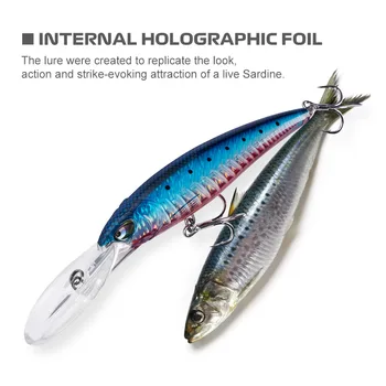 CHEERY Magnums Saltwater Fishing Lures Minnow Fish Bone Blanks Offshore Deep Diver Jigging Lures – Metal Jig – view 3