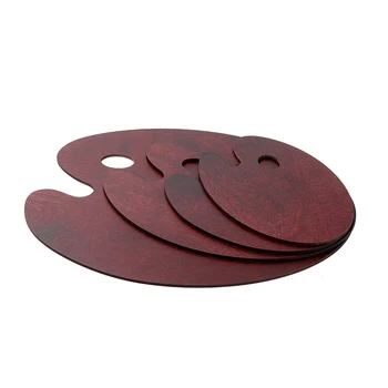 Palette Easy Clean Art Paint Wooden Paint Palette Drawing Tray Color Palette for Oil Watercolour Painting Pallet