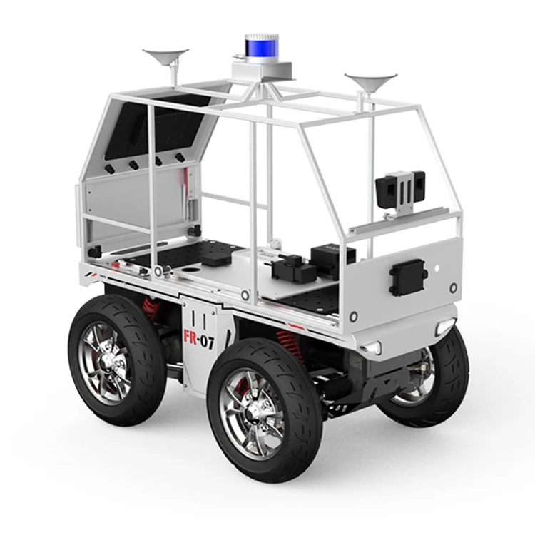FW-01 Custom Outdoor 4wd Wheeled Climb Autonomous Mobile Unmanned Vehicle Security Road Patrol Camera Inspection Robot-133040