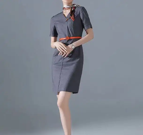 customized air hostess airline uniform
