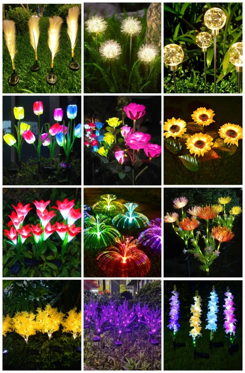 tulip garden lights