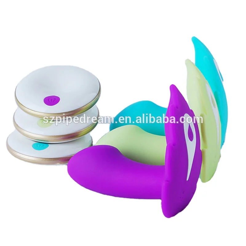Wireless Remote Butterfly Vibrator Panties Wearable Electric Shock Vibrator Strap On With Sex Toys For Women