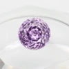 L-Purple- Round Rose Cut