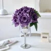 Roland Purple Five-Flower Silver Goblet