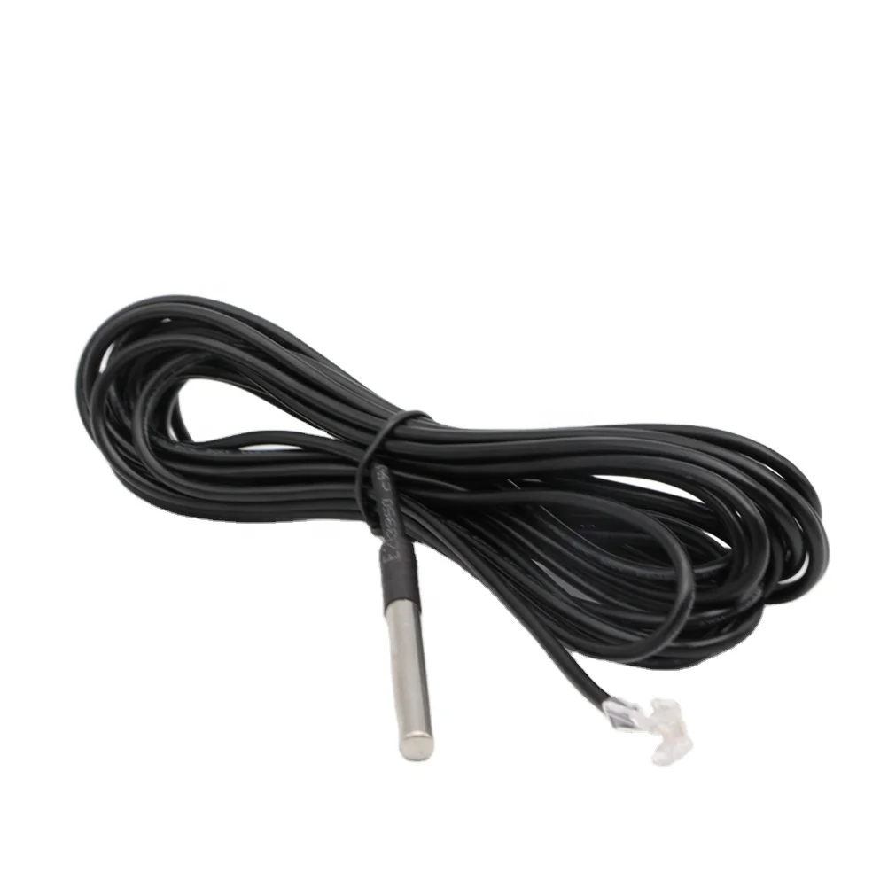 DS18B20 Temperature Sensor with PVC Cable - Reliable Measurement