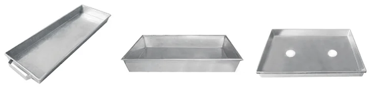 Galvanized steel meat thawing plate for frozen carcasses in slaughterhouses