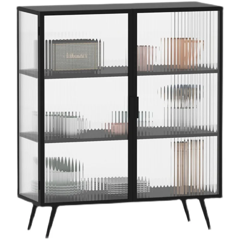 Hot-selling Modern Style Glass living room cabinets drawers