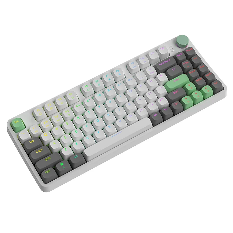 86 Keys Game Keyboard Black Gaming Light Optical Rgb Wired Mechanical Keyboard Teclado for Laptop Desktop PCs