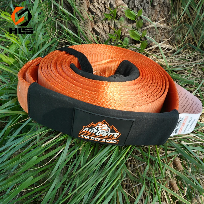 Cycle Handlebar Tie Down Straps Recovery Heavy Duty Car Tow Strap  Tow Cable Towing for Truck Snatch Recovery Strap