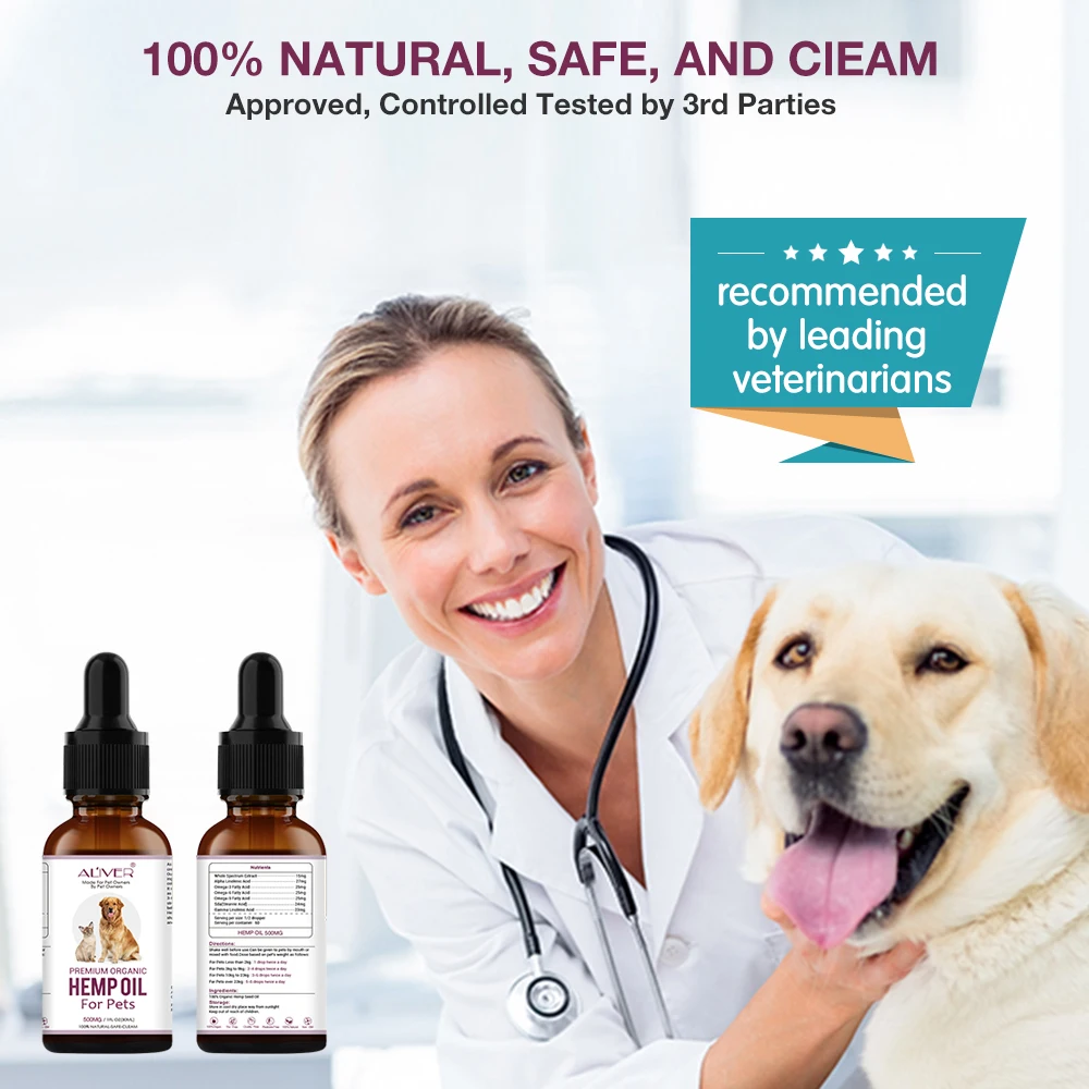 Aliver 100% Natural Hemp Essential Oil Organic Hemp Oils For Dogs And ...