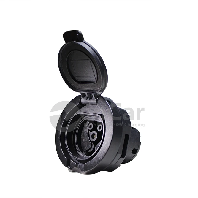 22kw 32a Ev Charging Socket With Shutter Iec 62196 Type 2 Inlet Ev
