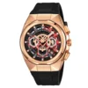 rose gold/black