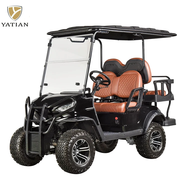 Sharefer 2+2seats 4 Seats off Road Electric Golf Cart jeep Golf Kart 4 Passengers  Golf Car 4 Seater ATV