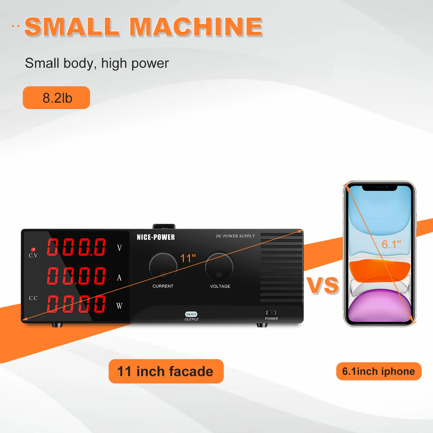 100V 20A 스위칭 조정 가능한 DC 전원 공급 장치 4 디지털 가변 실험실 전원 공급 장치 2KW LED 벤치 규제