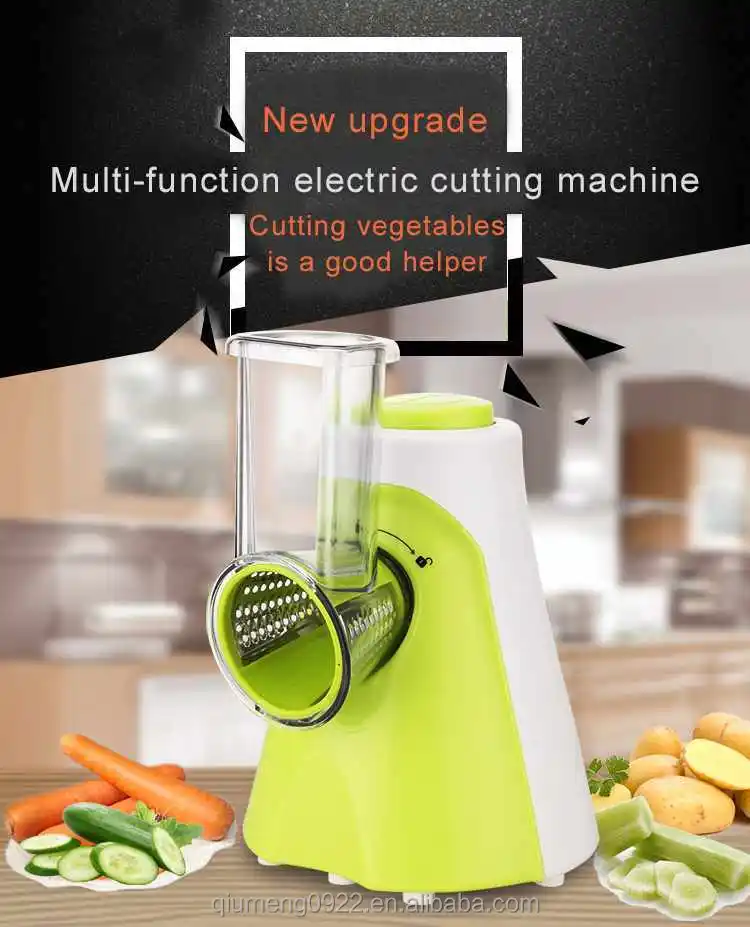 150W Multifunctional Electric Salad Fruit Slicer Cutter Carrot