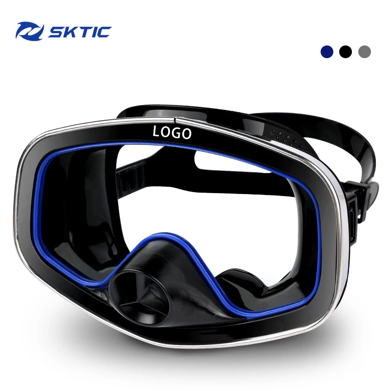SKTIC Professional Freediving Spearfishing Mask Low