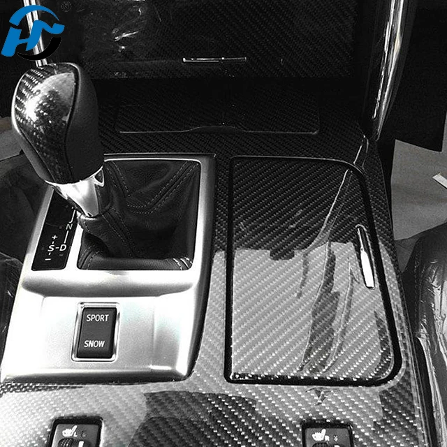 PET TPU High Glossy Pet 6D Carbon Fiber Vinyl Wrap Film Waterproof Car Stickers Console Computer Laptop Skin Auto Motorcycle