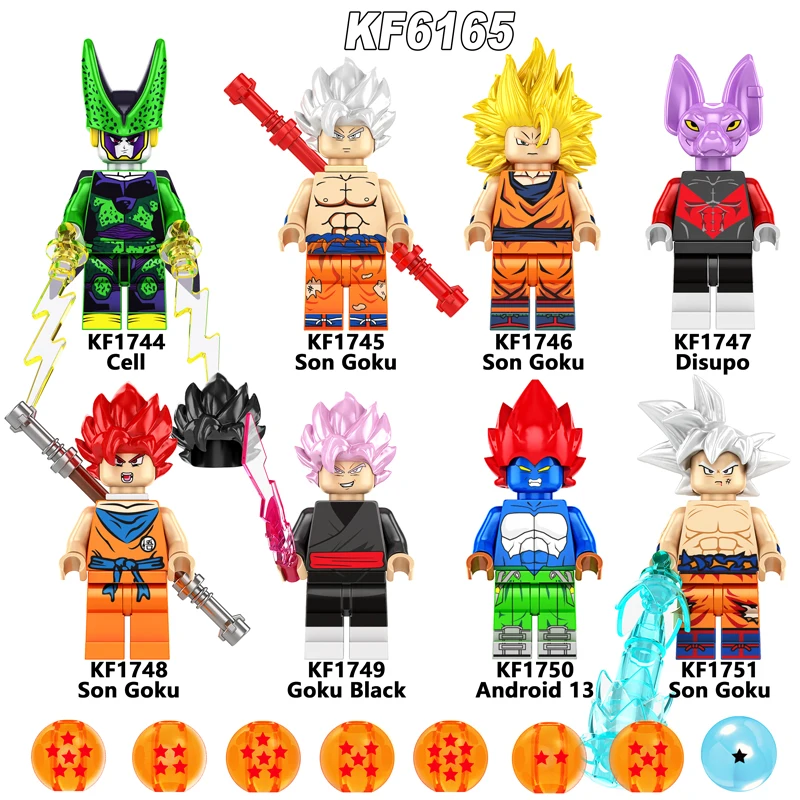 Dbz Block Japanese Anime Dragon Trunks Son Goke Gohan Kefla Granola ...