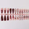 24 tiras de uñas