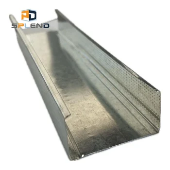 Drywall Metal Stud Steel Profiles Normal Cross Profile C Channel for Ceiling Grid Components