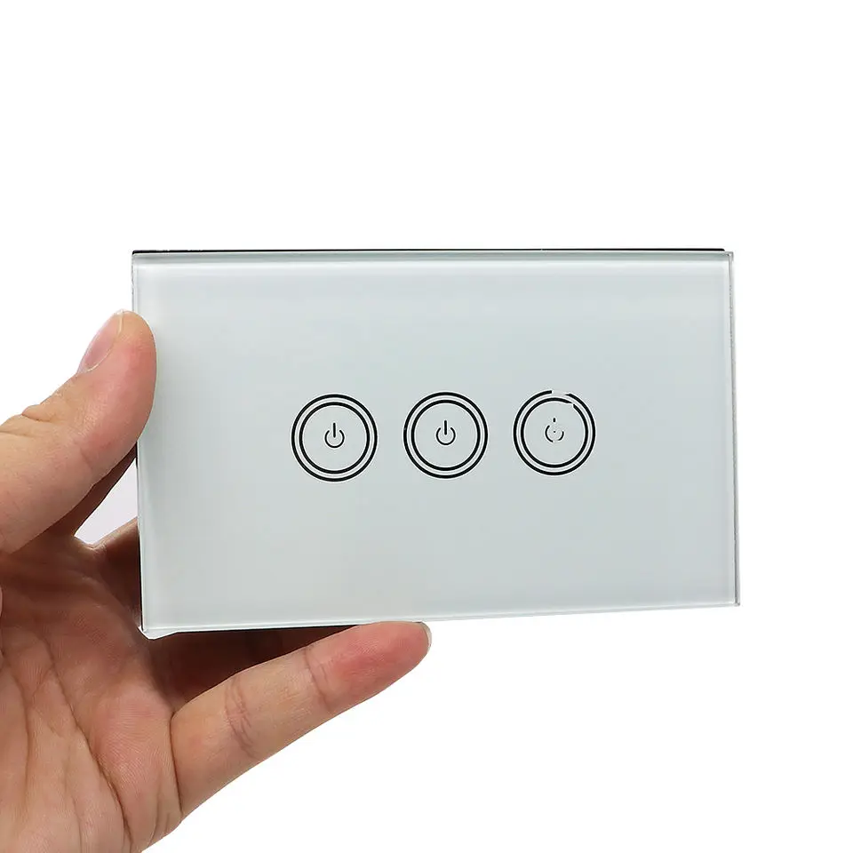Smart Home Wifi Remote Control Light Switch Enclosure Glass Touch Panel New Type Shell Electronics Instrument Enclosure