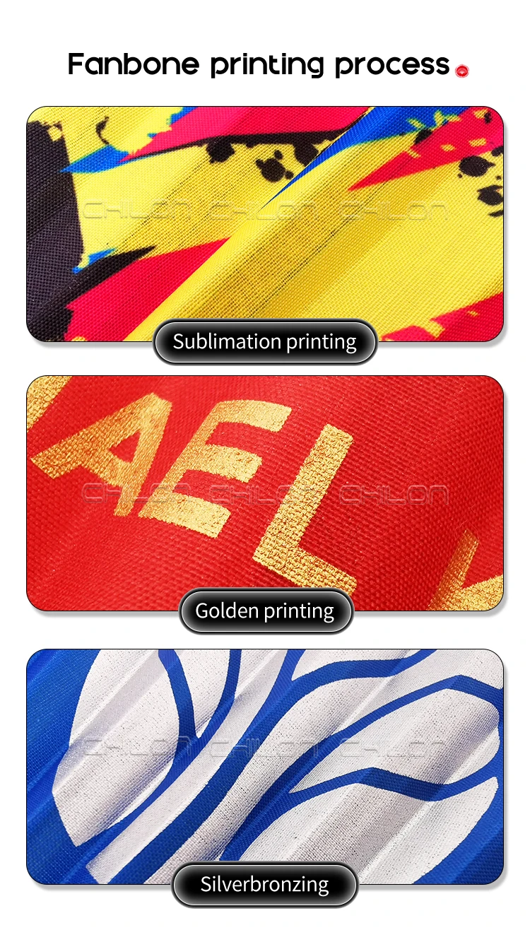 Plastic hand fan Top selling custom bamboo plastic printed hand fan