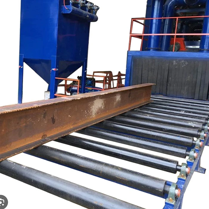 Best Selling Electric PLC-Controlled H Beam Shot Blasting Machine with Steel Shot for Deflashing & Burnishing Good Price