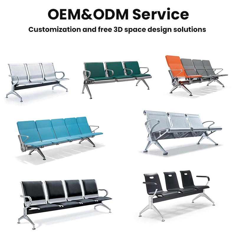 Hospital Office Airport Waiting Room Chairs Price Public Bench Comfortable Chair for Patient or Staff Waiting