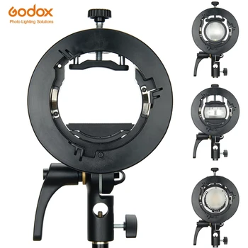 Godox S2 Bowens Mount Flash S2-type Holder Bracket for Godox V1 V860II AD200 AD400PRO Speedlite Flash Shoot Softbox