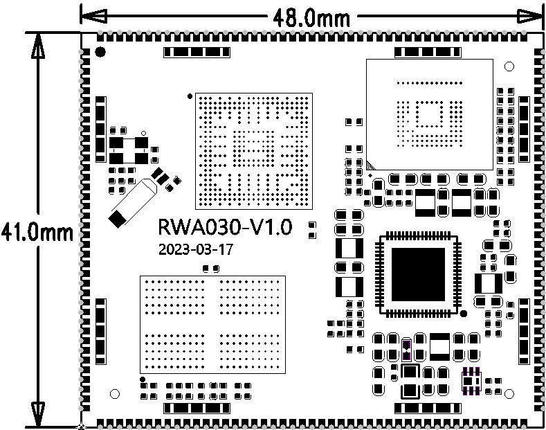 Allwinner A133 1G 8G Quad Core Linux Board for Open Source HMI