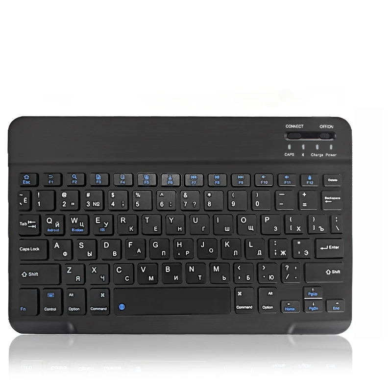 Mini Keyboard Wireless Keyboard and Mouse Rechargeable for iPad Tablet Russian Spanish Keyboard for Android IOS Windows