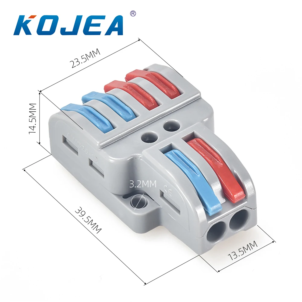kejian direct factory wire in connectors CMK 412 wire push connector Wire terminal pin connector