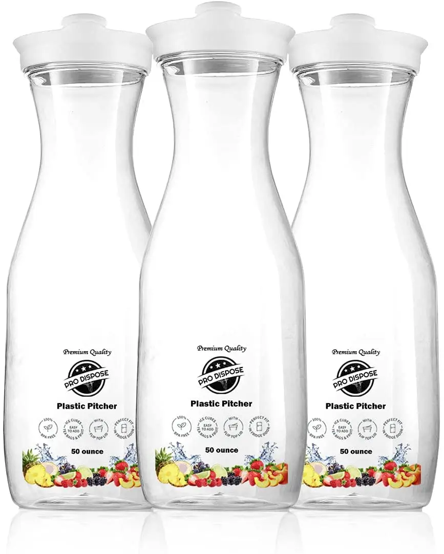 Source Maysure 25oz 32oz BPA Free Plastic Juice Water Carafe