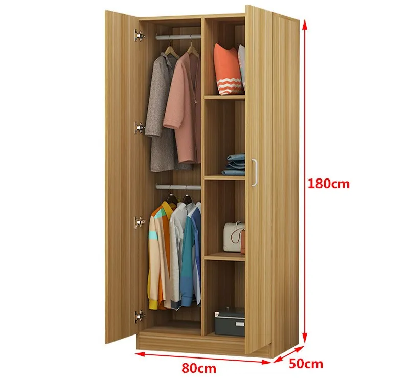 wooden portable wardrobe closet