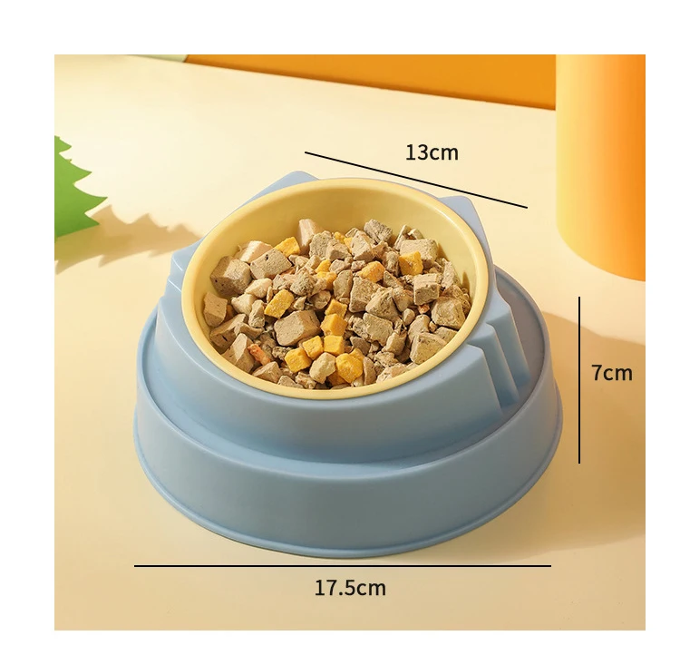 Pet Food Bowls Cat Bowl Design Neck Guard Stand Raised Pet Food Water ...