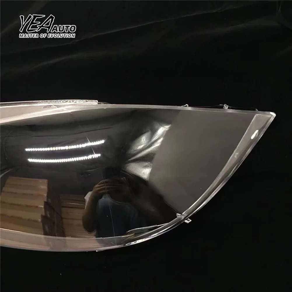 product yea auto car headlight cover lens glass pc lampshade lamp low version for bmw 3 series e90 headlamp shade lens cover 2005 2012-33