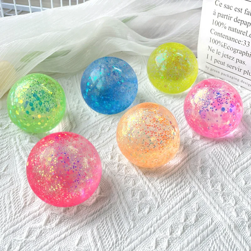 Богатые игрушки OEM Jouets для детей TPR Красочные сахарные мальтозные фиджеты сенсорные шарики