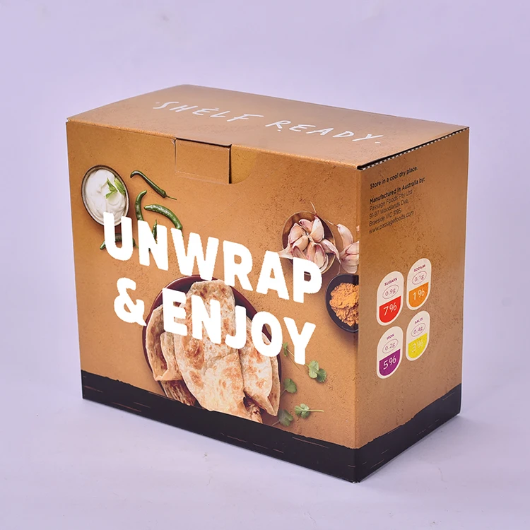 Custom Printed Cardboard Food Packaging 8 10 12 Inch Frozen Pizza Retail Product Box